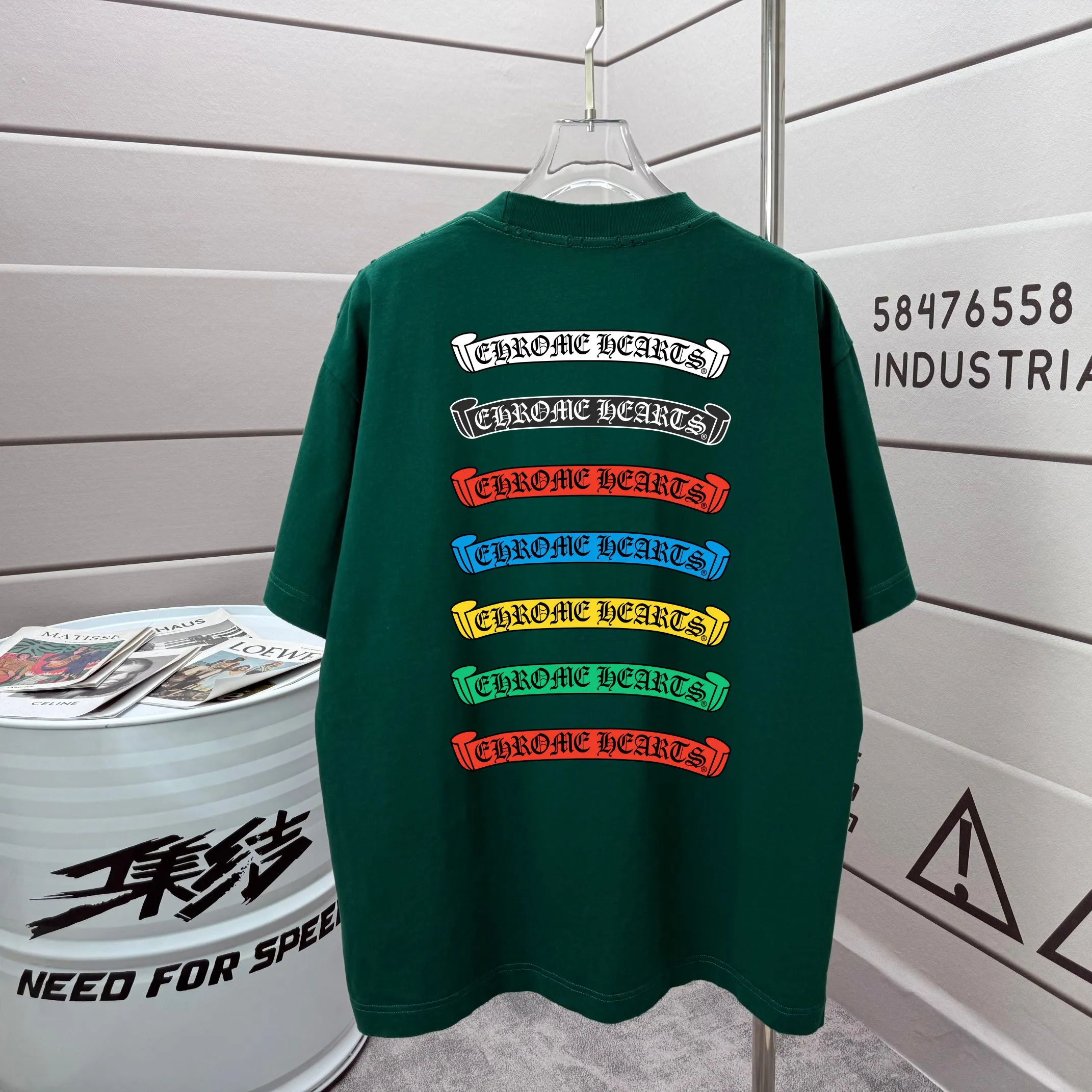 # 95 CH 2026 New Arrival tee Same Style : Green Size :S M L XL XXL Size： S （90-130 ） M （120-150 ） L （140-165 ） XL （160-180 ） XXL （180 ）